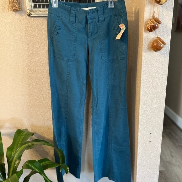 𝅺RUBBISH button wide leg pants - Picture 1 of 9